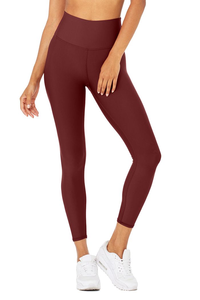 Leggins Alo Yoga 7/8 High-Cintura Airlift Mujer Rojos | 485761PWS