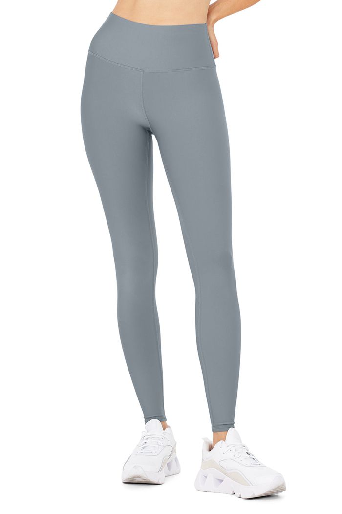 Leggins Alo Yoga High-Cintura Airlift Mujer Grises | 346579XUS