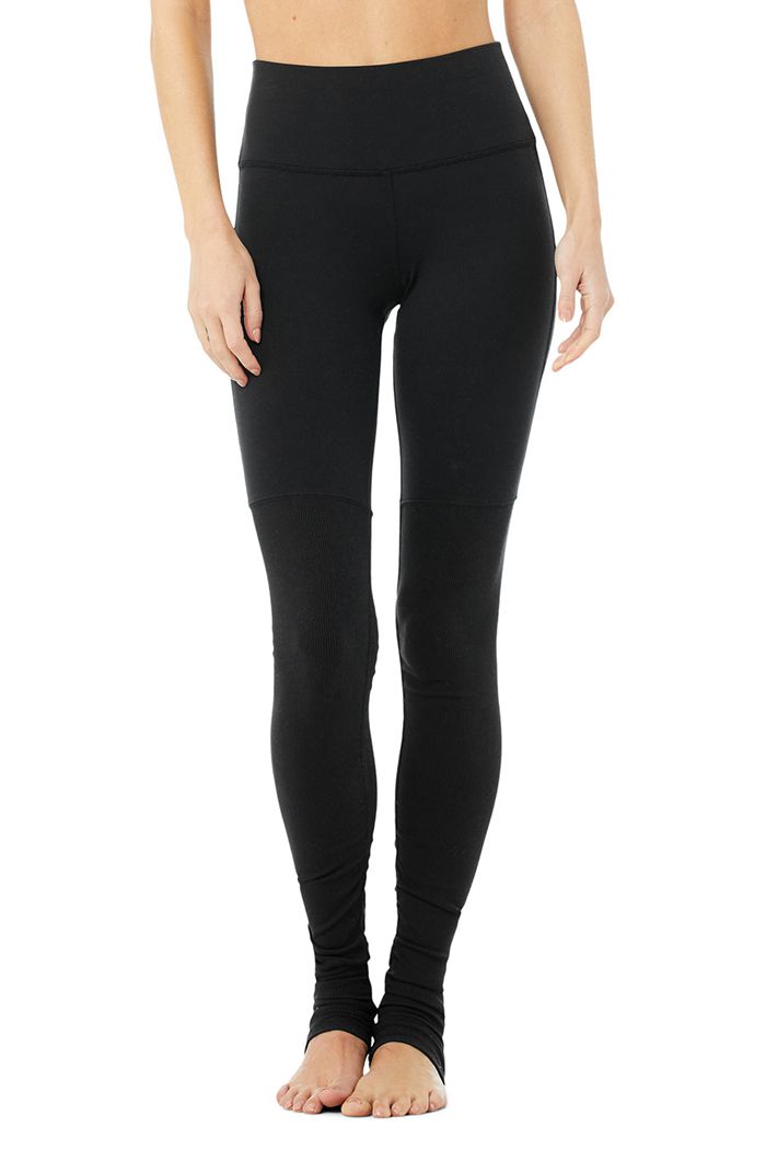 Leggins Alo Yoga High-Cintura Goddess Mujer Negros | 895473ZYQ