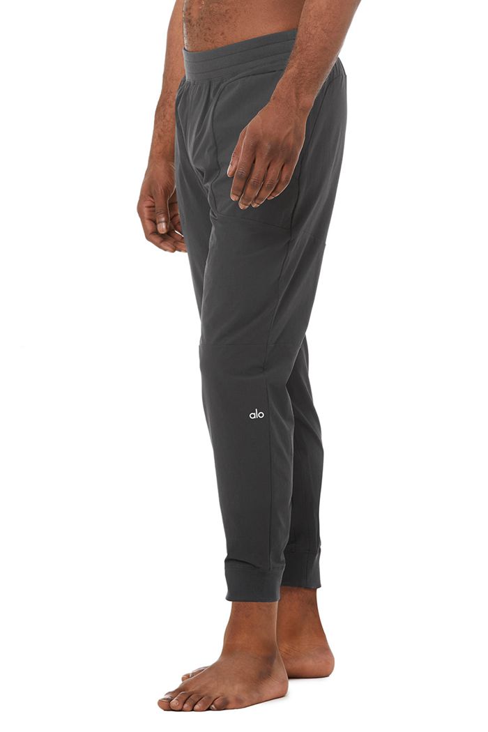 Pantalones Alo Yoga Co-Op Hombre Grises Oscuro | 763459SEJ