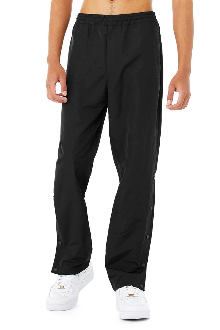 Pantalones Alo Yoga Legend Snap Hombre Negros | 287904AST