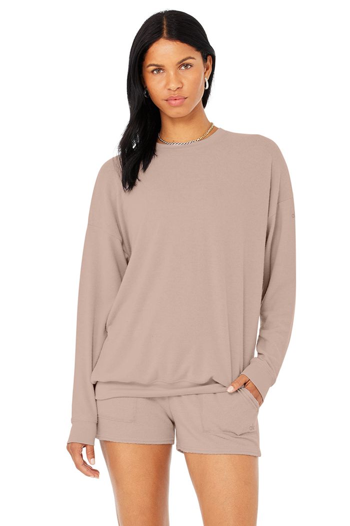 Pullover Alo Yoga Soho Mujer Rosas | 375290QIX