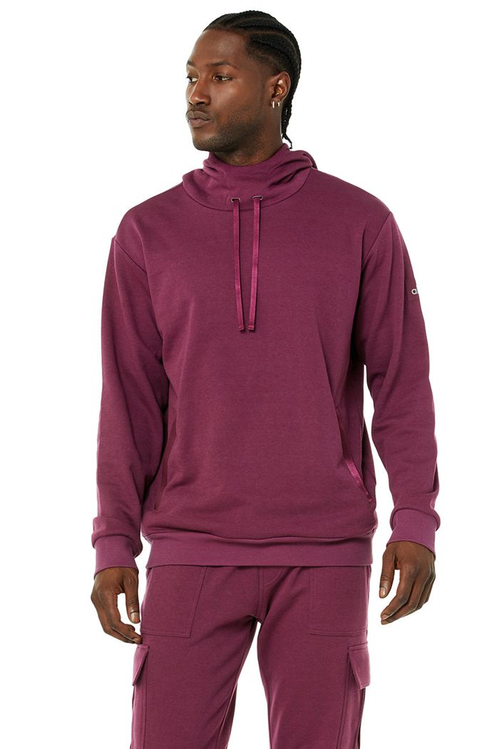 Sudadera Con Capucha Alo Yoga Highline Hombre Rojos | 864397OBN