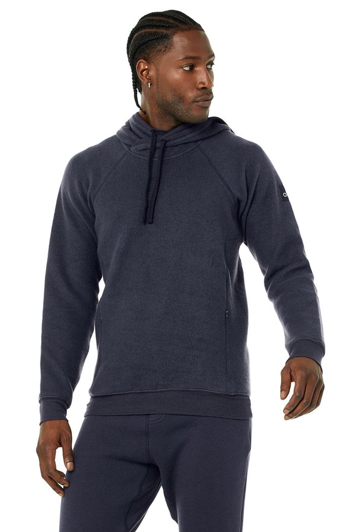 Sudadera Con Capucha Alo Yoga The Triumph Hombre Negros | 768153OYT