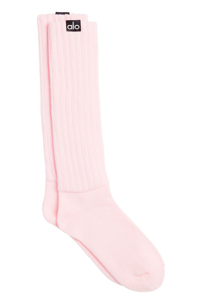 Calcetines Alo Yoga Scrunch Mujer Rosas | 267418XIG