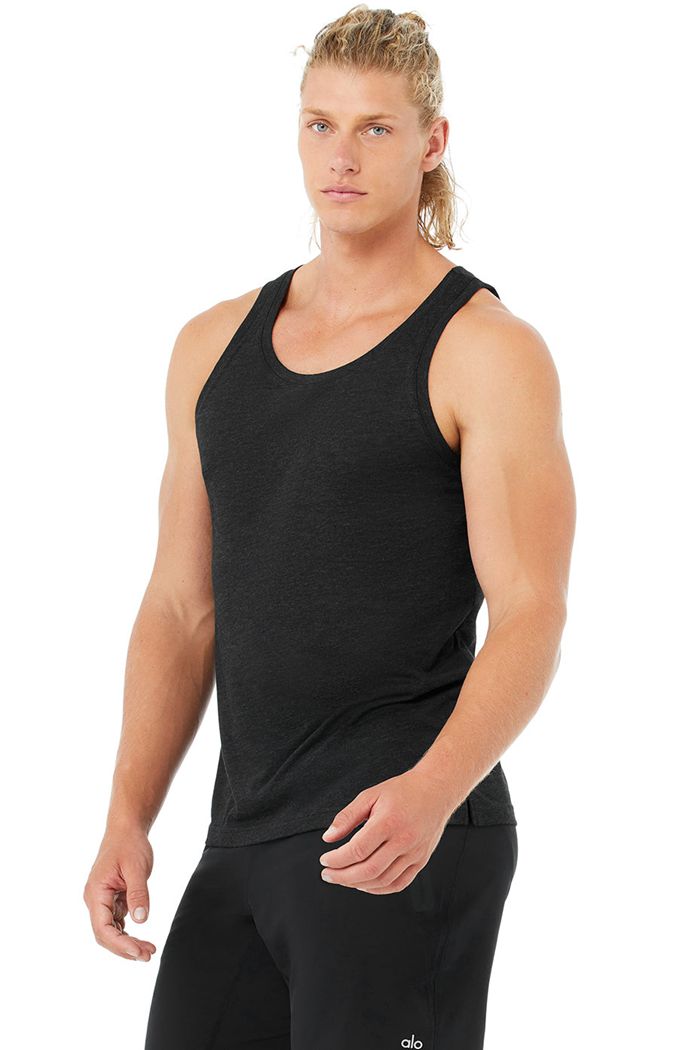 Chalecos Alo Yoga Triumph Hombre Negros | 756039PUQ