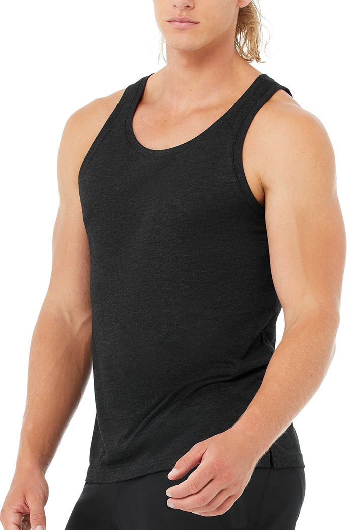 Chalecos Alo Yoga Triumph Hombre Negros | 756039PUQ