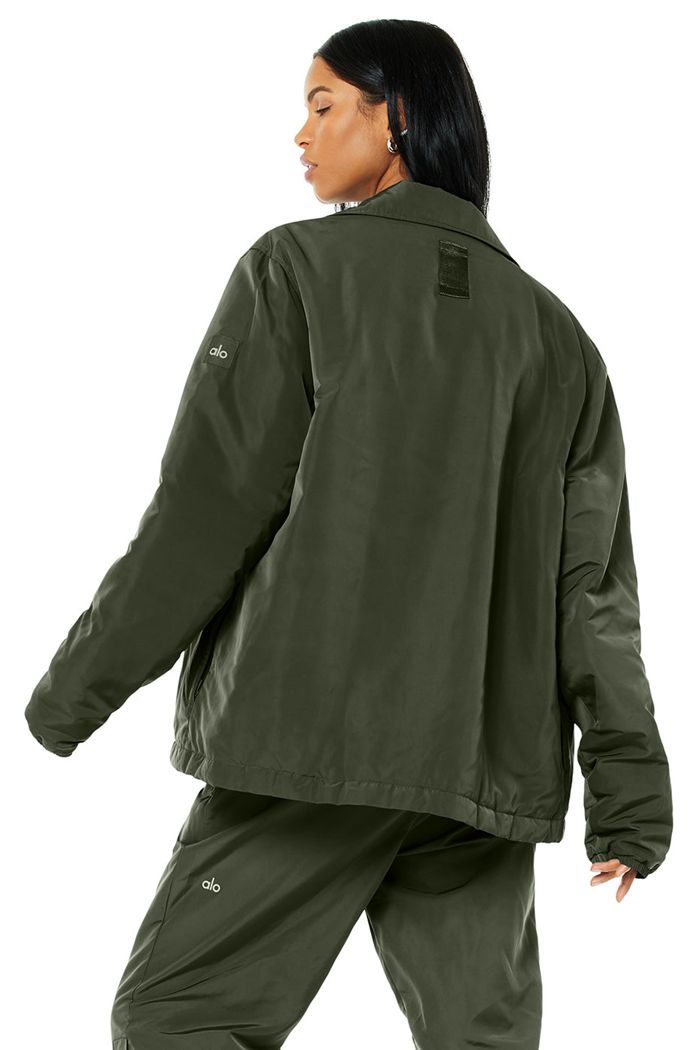 Chaquetas Alo Yoga Legend Mujer Verdes Oscuro | 476210EVT