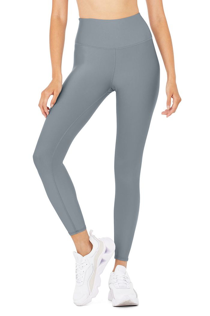 Leggins Alo Yoga 7/8 High-Cintura Airlift Mujer Grises | 714826LJV