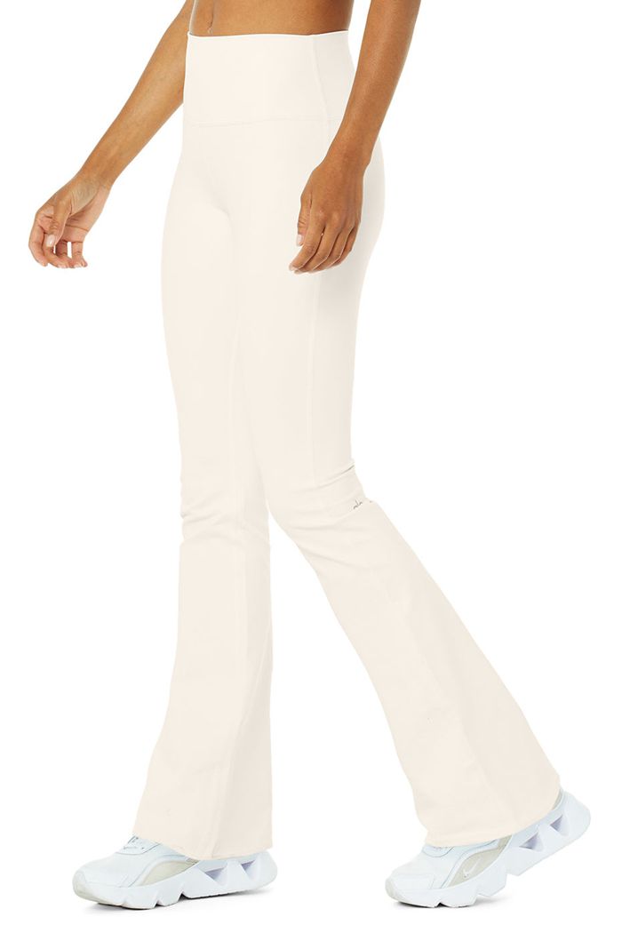 Leggins Alo Yoga Airbrush High-Cintura Bootcut Mujer Blancos | 082347ECB