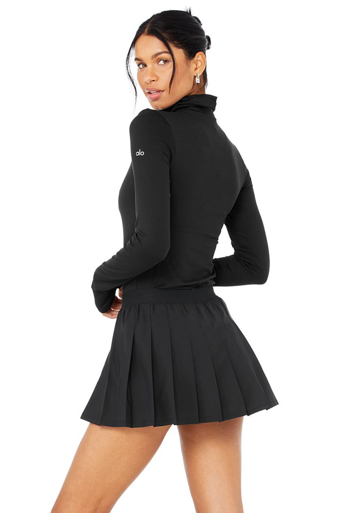 Long Sleeve Alo Yoga Alosoft Protection Turtleneck Mujer Negros | 420685OKI