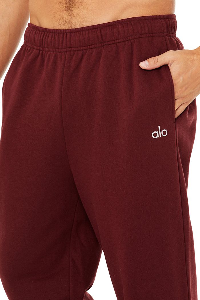 Pantalones Alo Yoga Accolade Sweat Hombre Rojos | 325196BRS