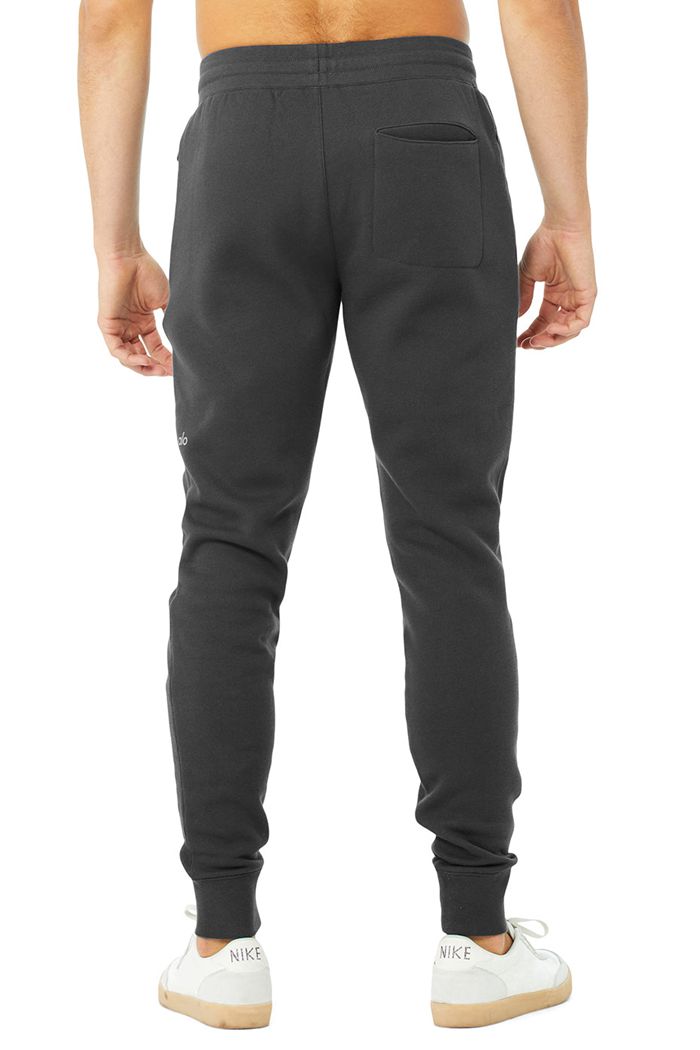 Pantalones Alo Yoga Baseline Sweat Hombre Grises Oscuro | 946781YJA