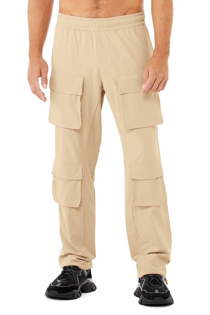 Pantalones Alo Yoga Cargo Venture Hombre Marrom | 346192VUC