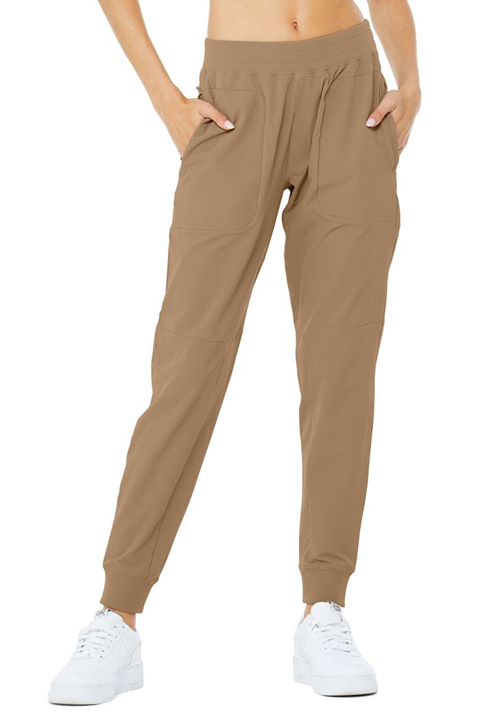 Pantalones Alo Yoga Co-Op Mujer Marrom | 206198XJG