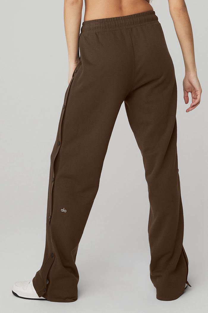 Pantalones Alo Yoga Courtside Tearaway Snap Mujer Negros | 329486CUQ