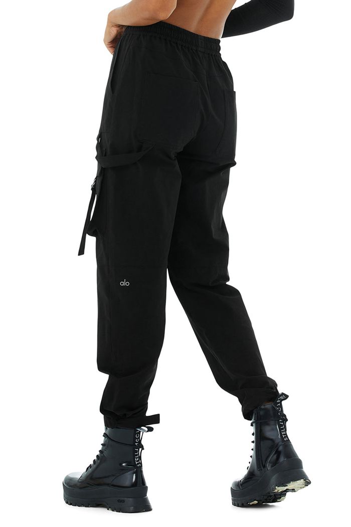 Pantalones Alo Yoga High-Cintura City Wise Cargo Mujer Negros | 846105VOX