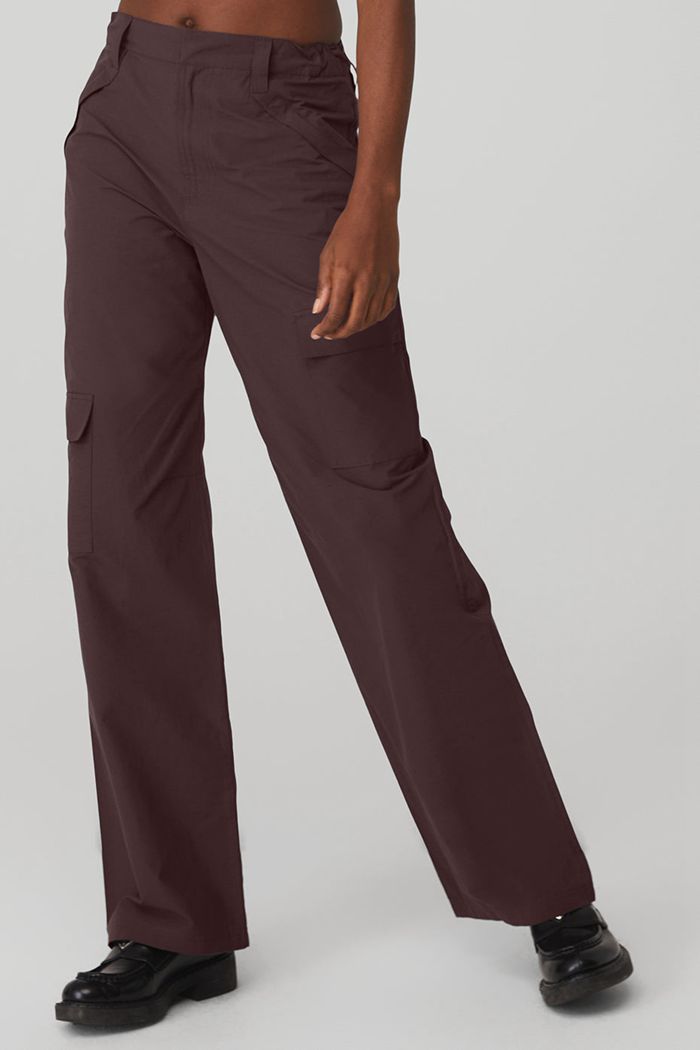 Pantalones Alo Yoga The Edge Mujer Negros | 142970HVB