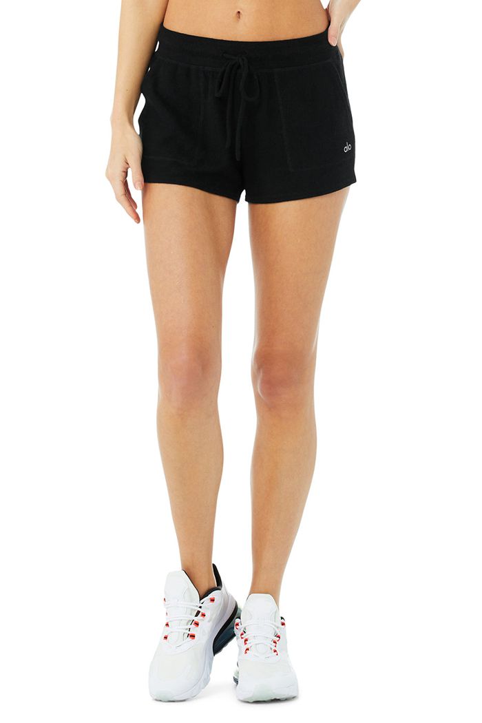 Short Alo Yoga Daze Mujer Negros | 128345IXY