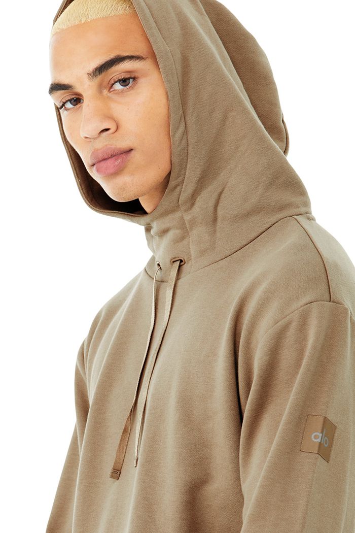 Sudadera Con Capucha Alo Yoga Highline Hombre Marrom | 042397NQD