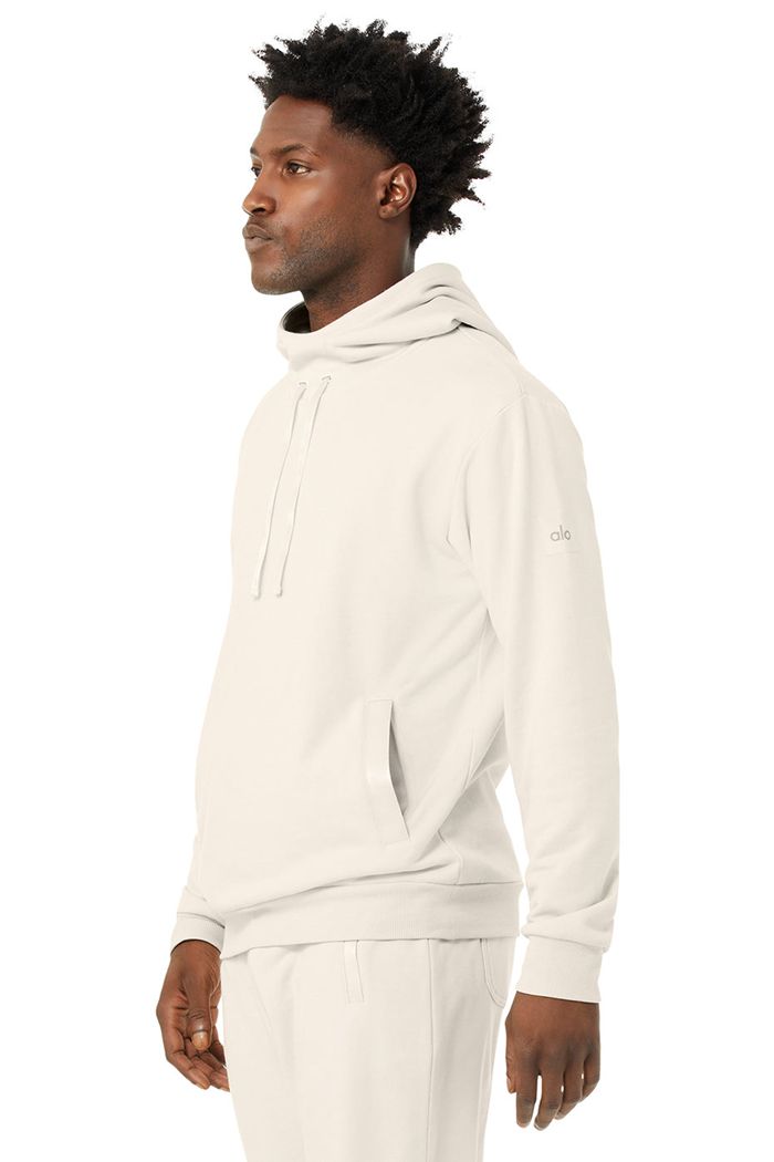 Sudadera Con Capucha Alo Yoga Highline Hombre Beige | 605824DNM