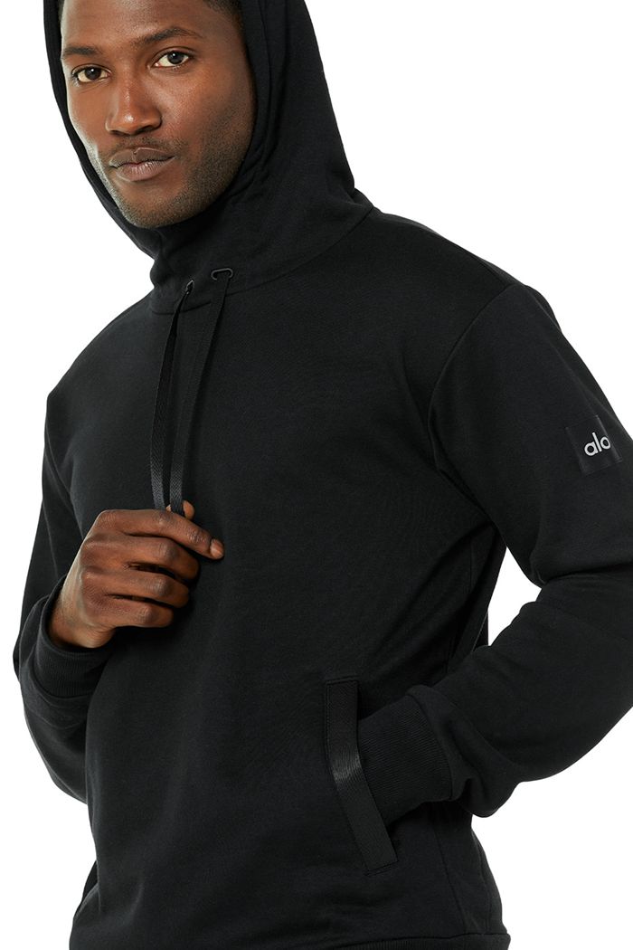 Sudadera Con Capucha Alo Yoga Highline Hombre Negros | 625740WBK