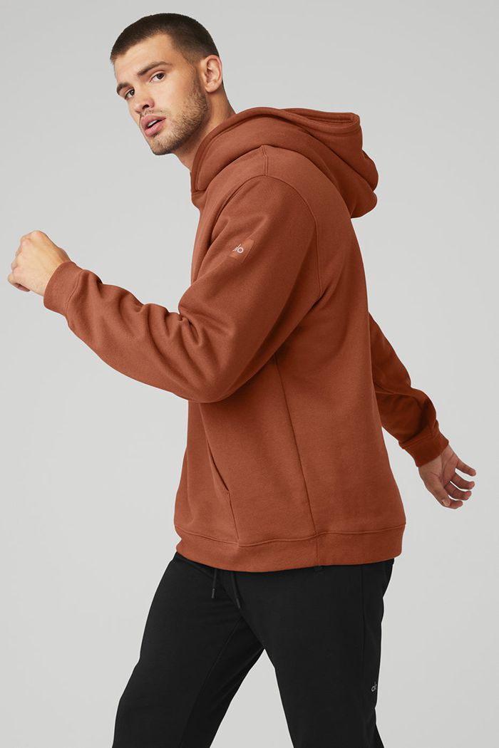 Sudadera Con Capucha Alo Yoga Renown Hombre Rojos | 804963DRG