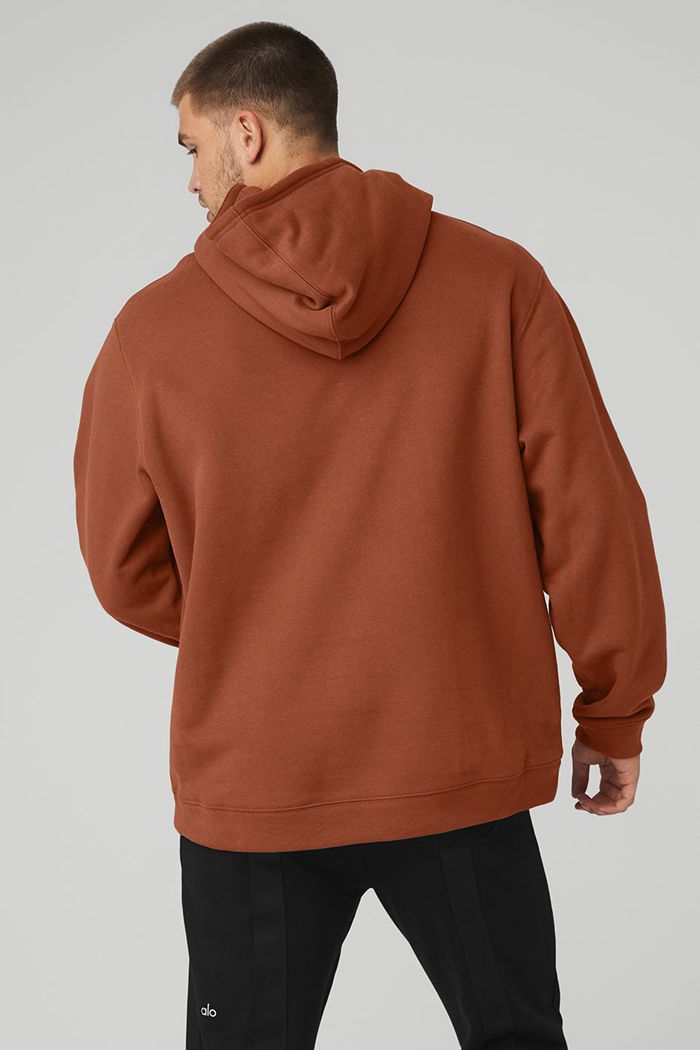 Sudadera Con Capucha Alo Yoga Renown Hombre Rojos | 804963DRG