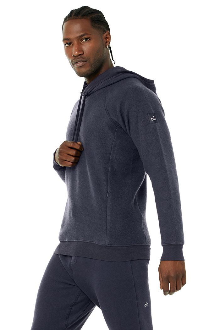 Sudadera Con Capucha Alo Yoga The Triumph Hombre Negros | 768153OYT