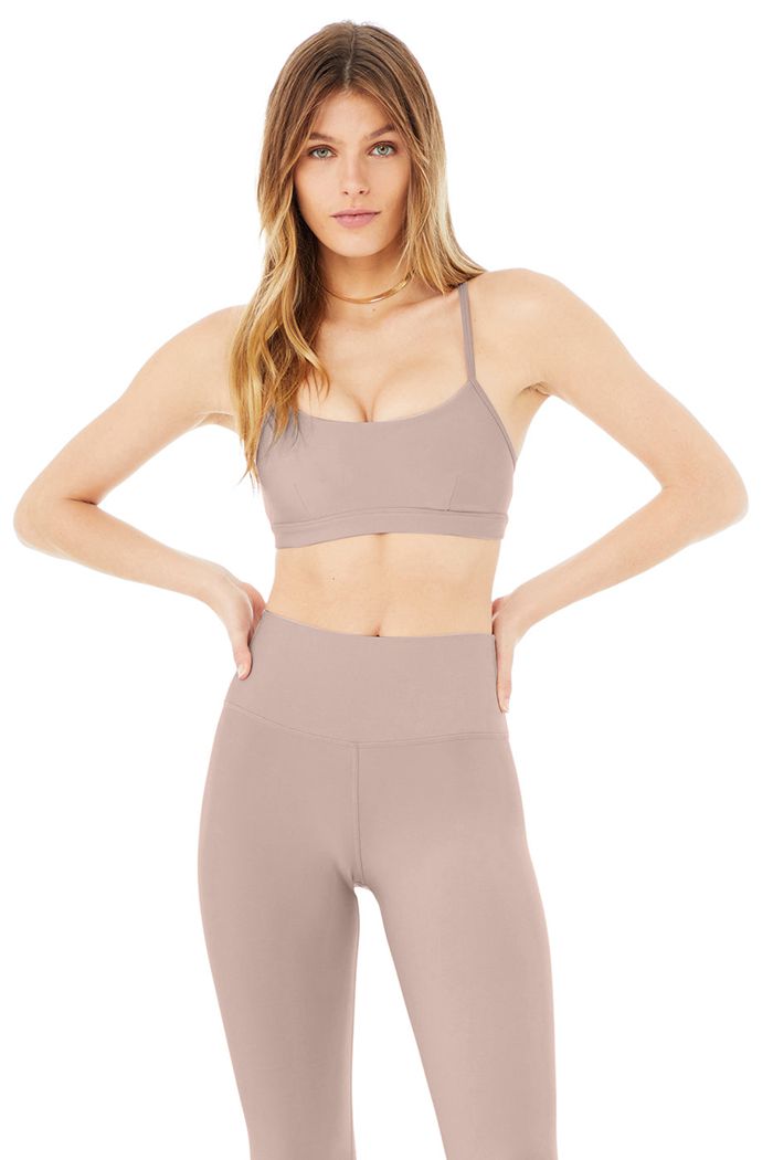 Sujetadores Alo Yoga Airlift Intrigue Mujer Rosas | 679813KRX