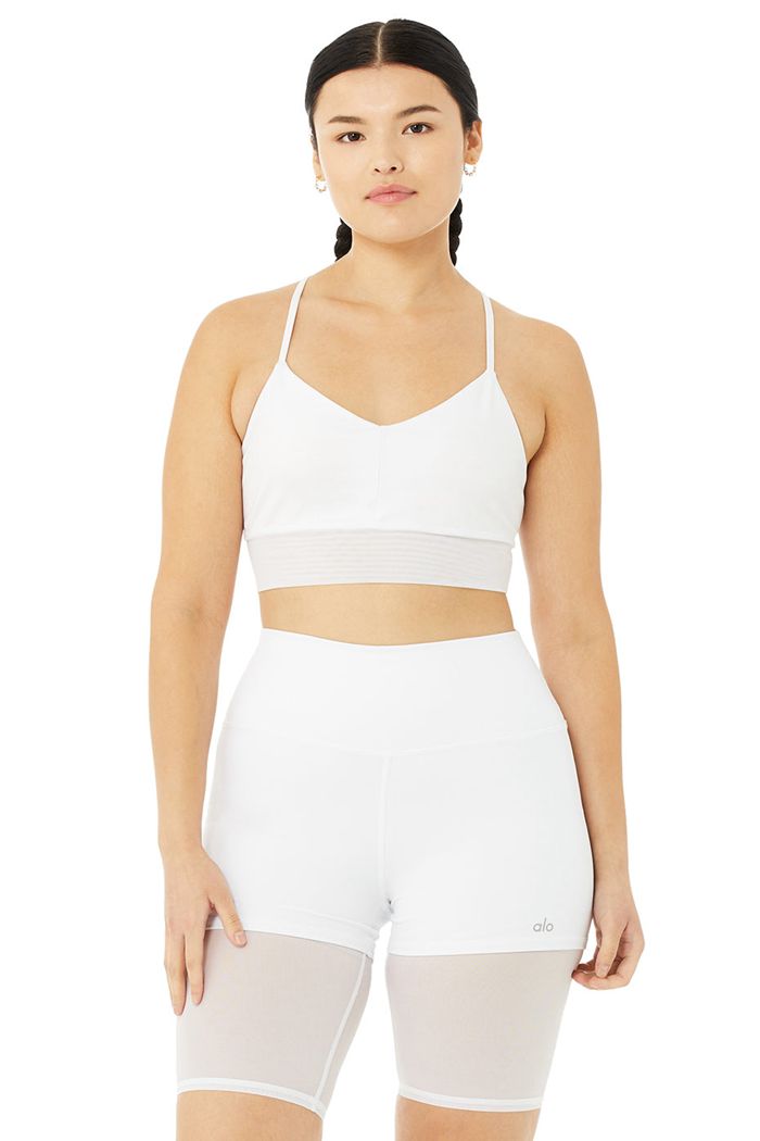 Sujetadores Alo Yoga Lavish Mujer Blancos | 308945TMU