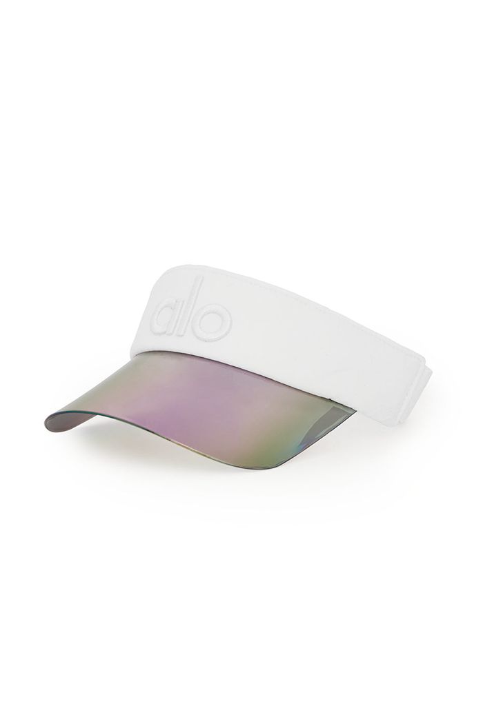 Visor Alo Yoga Solar Mujer Blancos | 692317CKQ