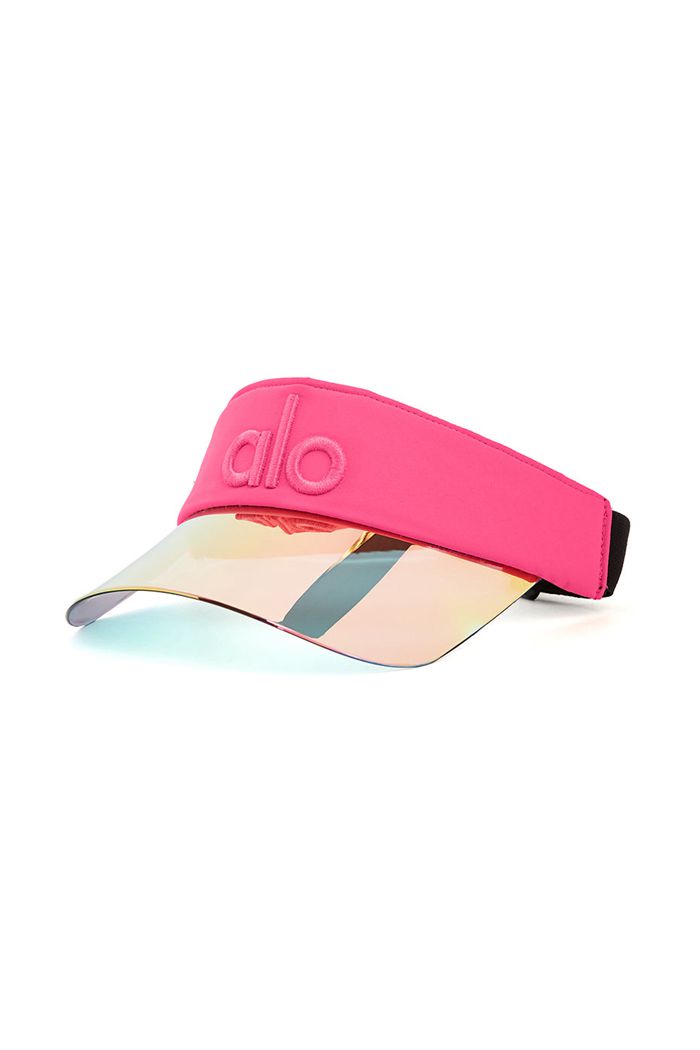 Visor Alo Yoga Solar Mujer Rosas | 613479FVX